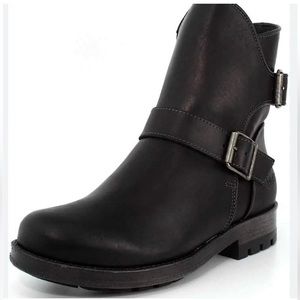 Taos Outlaw leather moto ankle boots